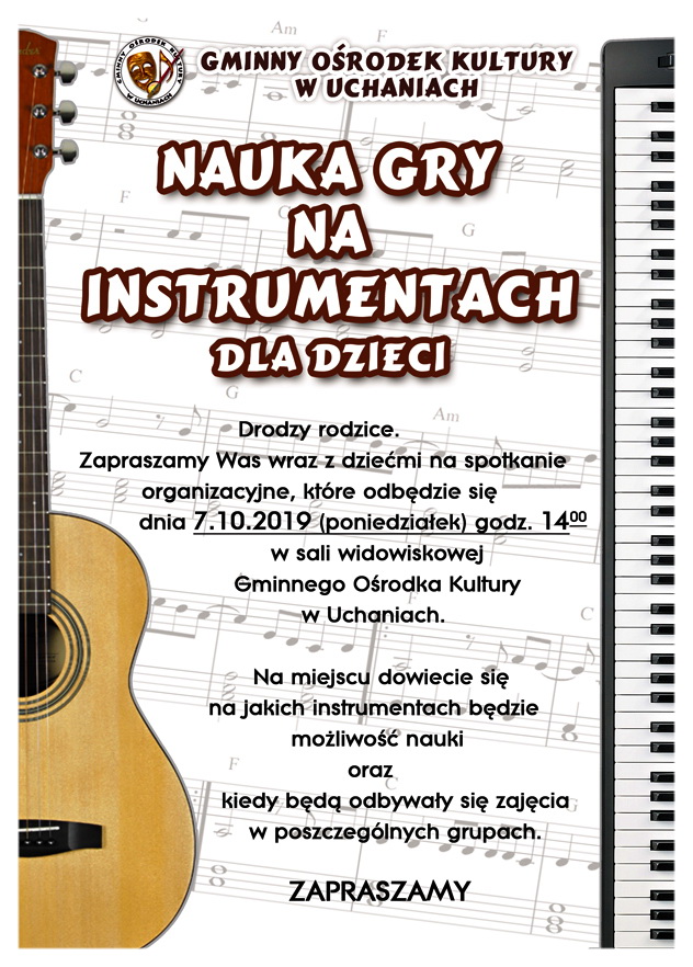 Nauka gry na instrumentach