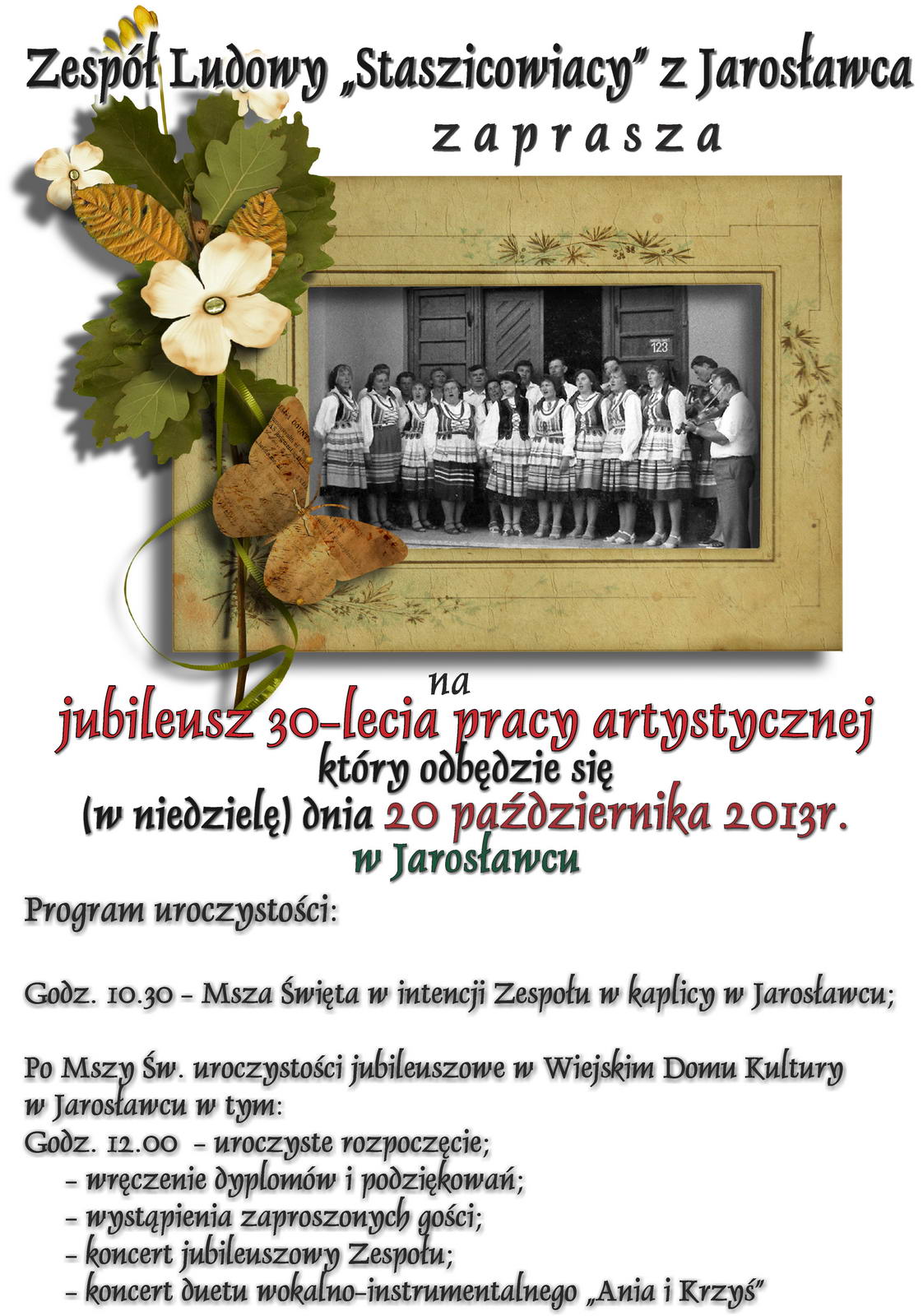 30-lecie działalności Zespołu Ludowego "Staszicowiacy"